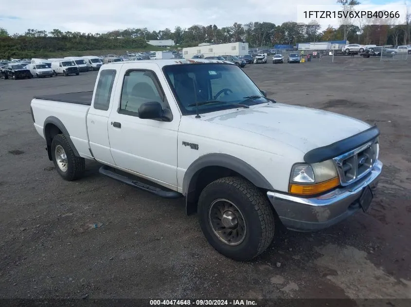 1999 Ford Ranger Xl/Xlt VIN: 1FTZR15V6XPB40966 Lot: 40474648