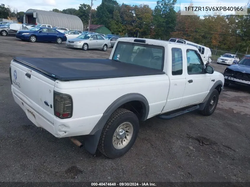 1999 Ford Ranger Xl/Xlt VIN: 1FTZR15V6XPB40966 Lot: 40474648