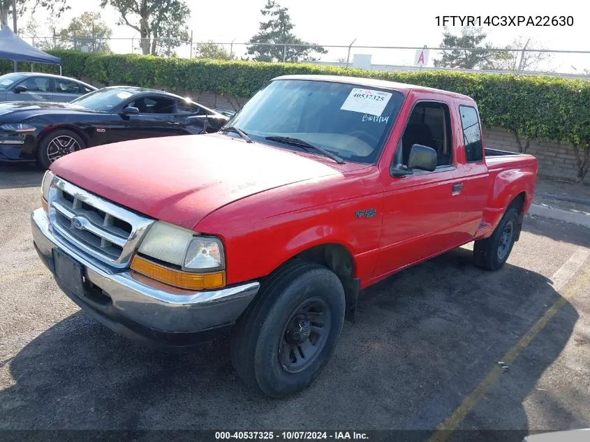 1999 Ford Ranger Xl/Xlt VIN: 1FTYR14C3XPA22630 Lot: 40537325