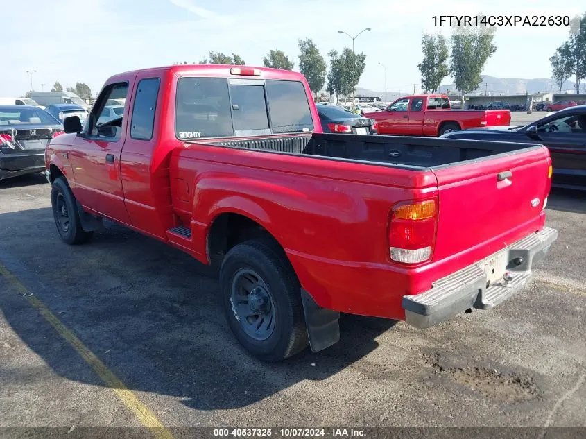 1999 Ford Ranger Xl/Xlt VIN: 1FTYR14C3XPA22630 Lot: 40537325