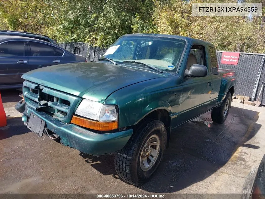 1999 Ford Ranger Xlt VIN: 1FTZR15X1XPA94559 Lot: 40553796