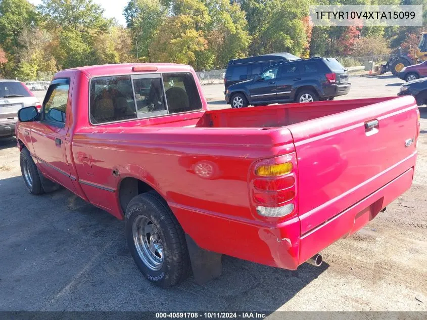 1999 Ford Ranger Xl/Xlt VIN: 1FTYR10V4XTA15099 Lot: 40591708