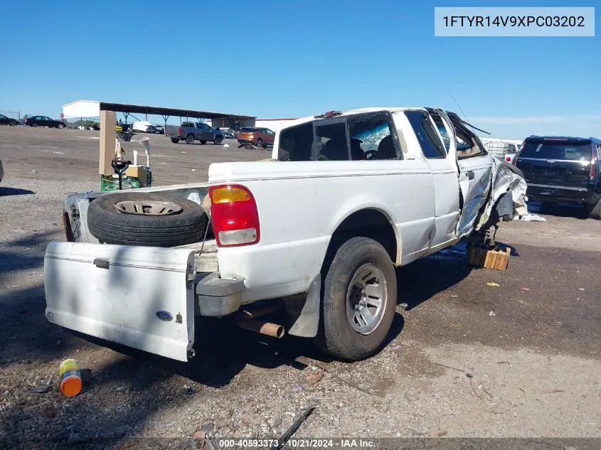 1999 Ford Ranger Super Cab VIN: 1FTYR14V9XPC03202 Lot: 40593373