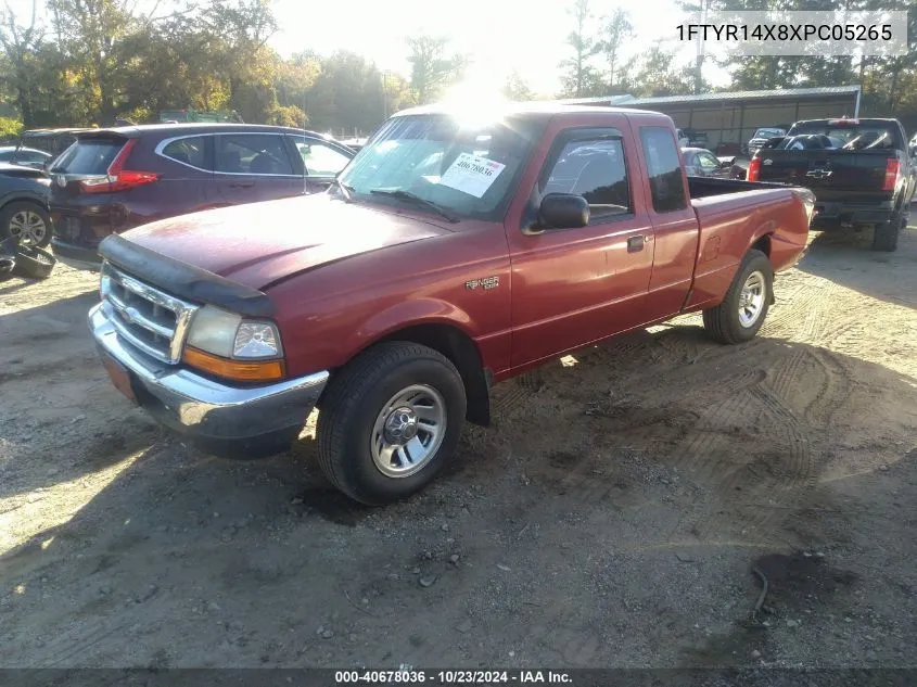 1999 Ford Ranger Xlt VIN: 1FTYR14X8XPC05265 Lot: 40678036