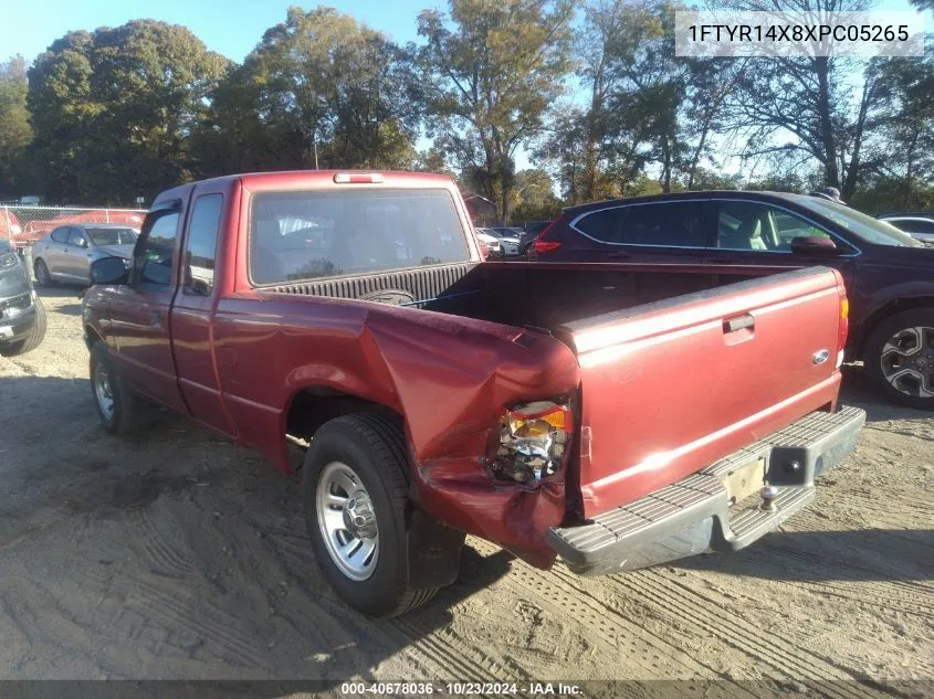 1999 Ford Ranger Xlt VIN: 1FTYR14X8XPC05265 Lot: 40678036