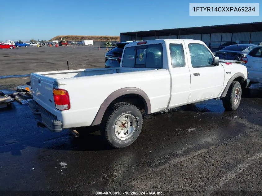 1999 Ford Ranger Super Cab VIN: 1FTYR14CXXPA69234 Lot: 40708015