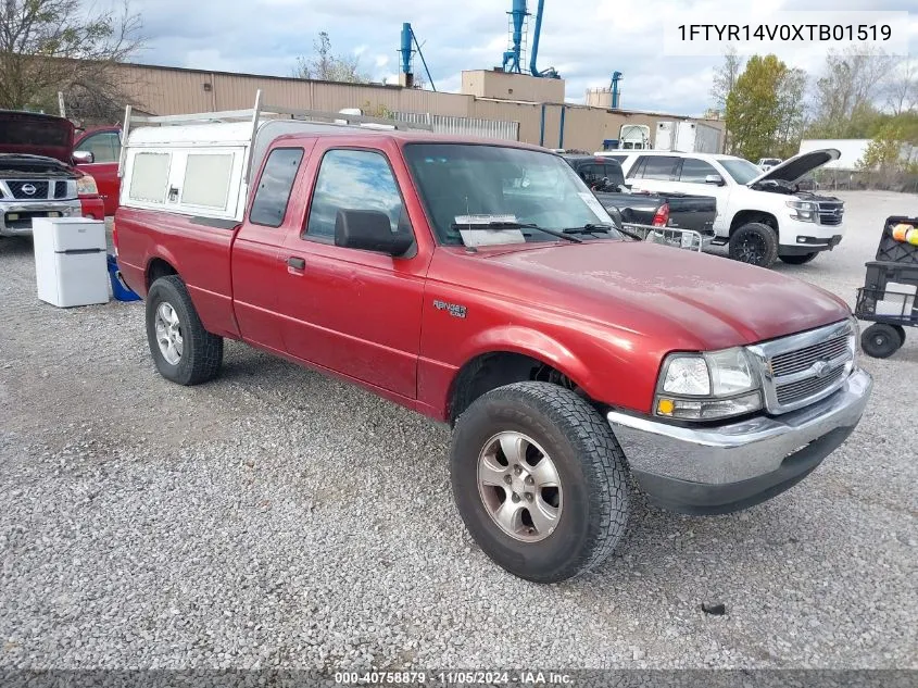 1999 Ford Ranger Xl/Xlt VIN: 1FTYR14V0XTB01519 Lot: 40758879