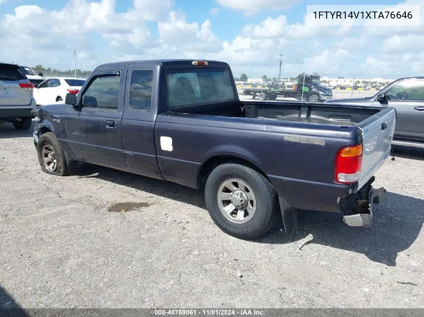 1999 Ford Ranger Xl/Xlt VIN: 1FTYR14V1XTA76646 Lot: 40759061