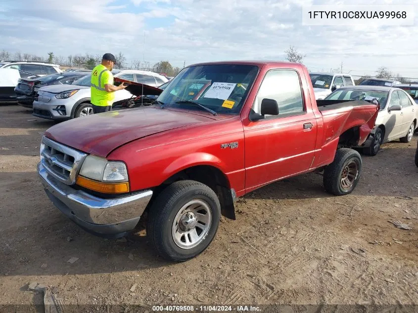 1999 Ford Ranger Xl/Xlt VIN: 1FTYR10C8XUA99968 Lot: 40769508