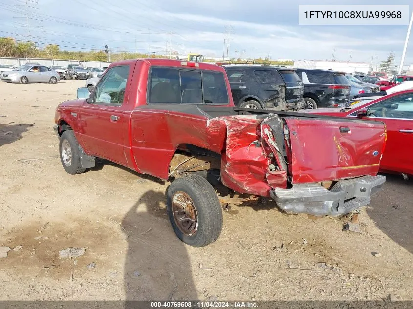 1999 Ford Ranger Xl/Xlt VIN: 1FTYR10C8XUA99968 Lot: 40769508