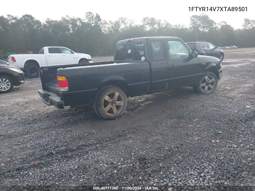 1999 Ford Ranger Xl/Xlt VIN: 1FTYR14V7XTA89501 Lot: 40777360