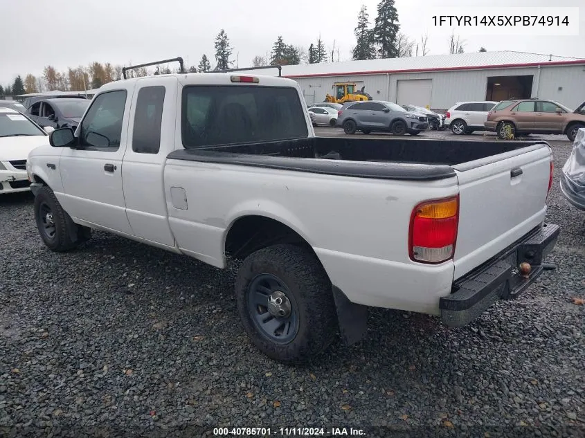 1999 Ford Ranger Xlt VIN: 1FTYR14X5XPB74914 Lot: 40785701