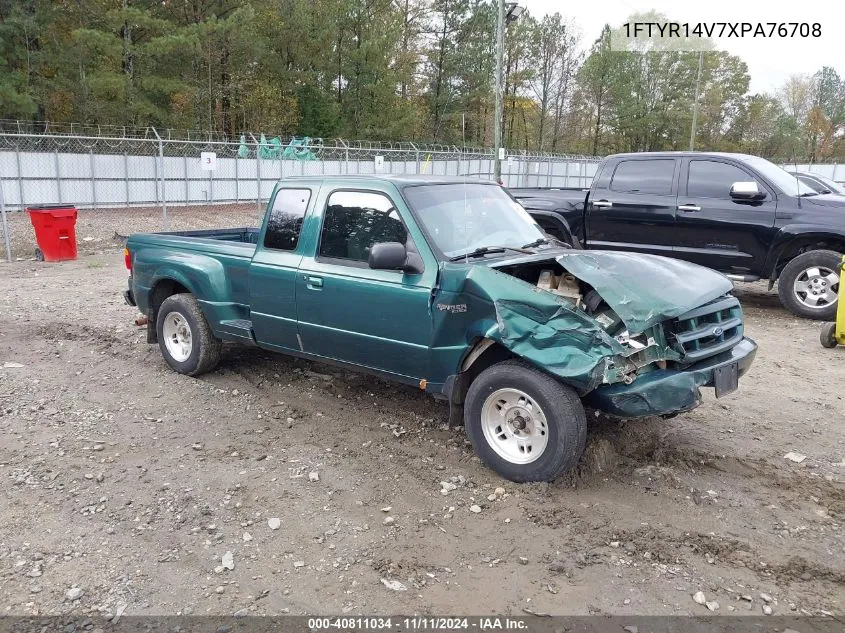 1999 Ford Ranger Xl/Xlt VIN: 1FTYR14V7XPA76708 Lot: 40811034