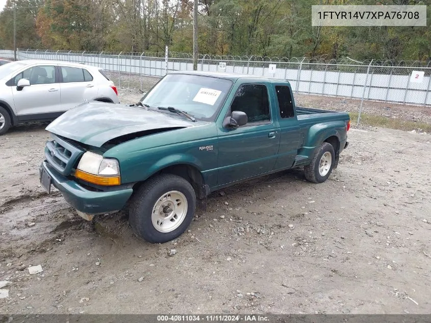 1999 Ford Ranger Xl/Xlt VIN: 1FTYR14V7XPA76708 Lot: 40811034