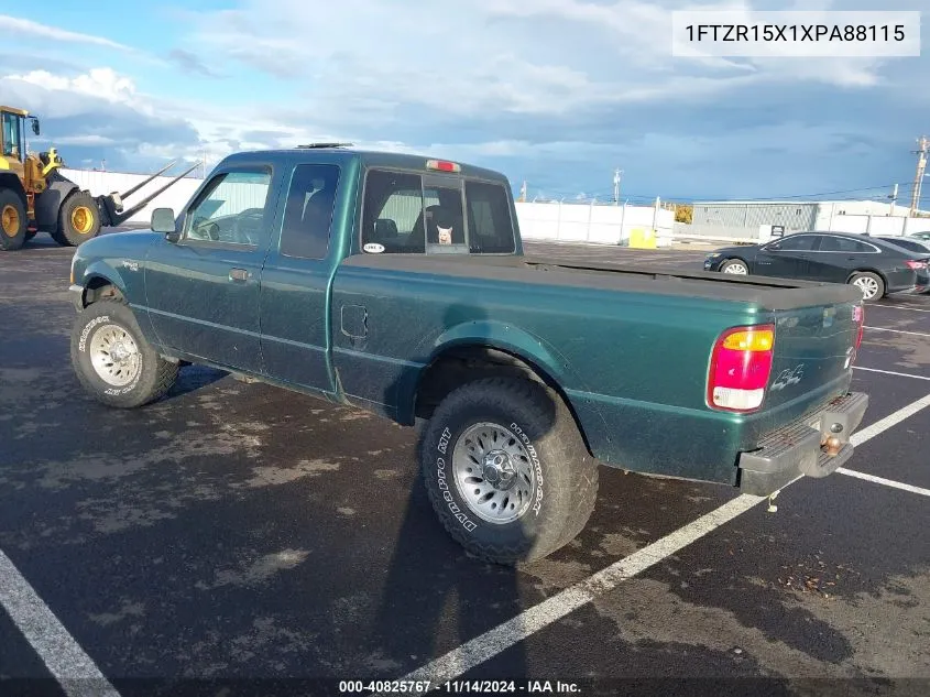 1999 Ford Ranger Xlt VIN: 1FTZR15X1XPA88115 Lot: 40825767