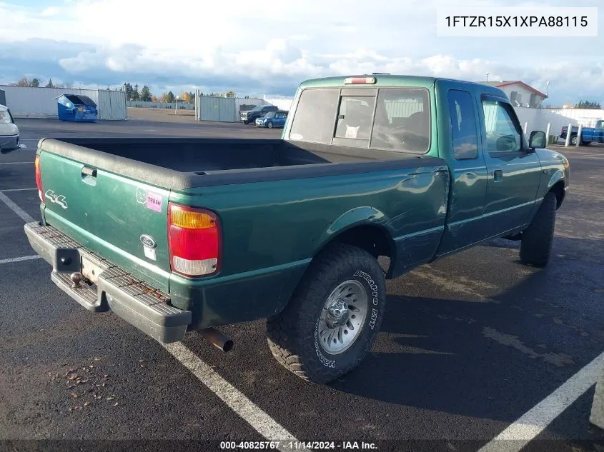 1999 Ford Ranger Xlt VIN: 1FTZR15X1XPA88115 Lot: 40825767