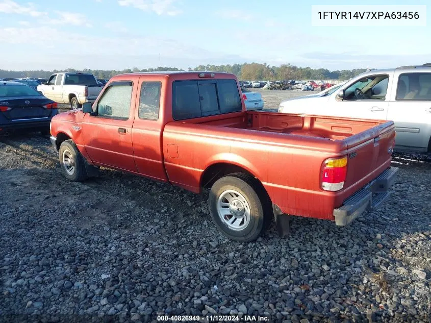 1999 Ford Ranger Xl/Xlt VIN: 1FTYR14V7XPA63456 Lot: 40826949