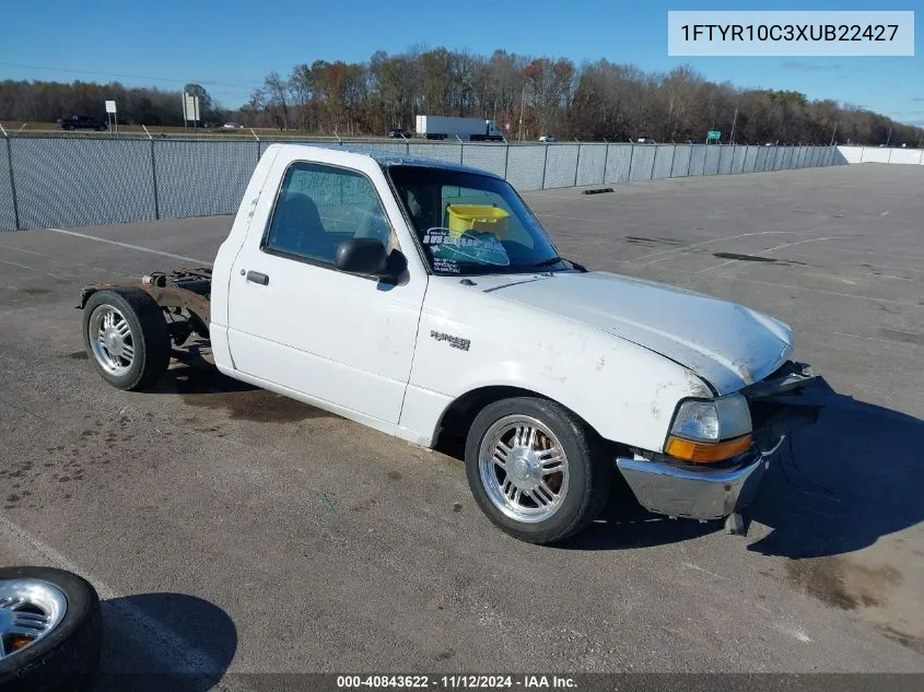 1999 Ford Ranger Xl/Xlt VIN: 1FTYR10C3XUB22427 Lot: 40843622