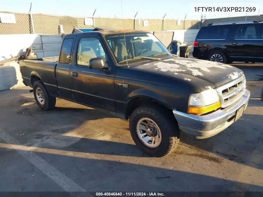 1999 Ford Ranger Xl/Xlt VIN: 1FTYR14V3XPB21269 Lot: 40846840