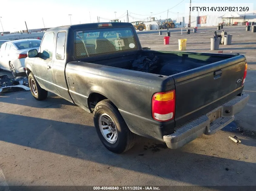 1999 Ford Ranger Xl/Xlt VIN: 1FTYR14V3XPB21269 Lot: 40846840