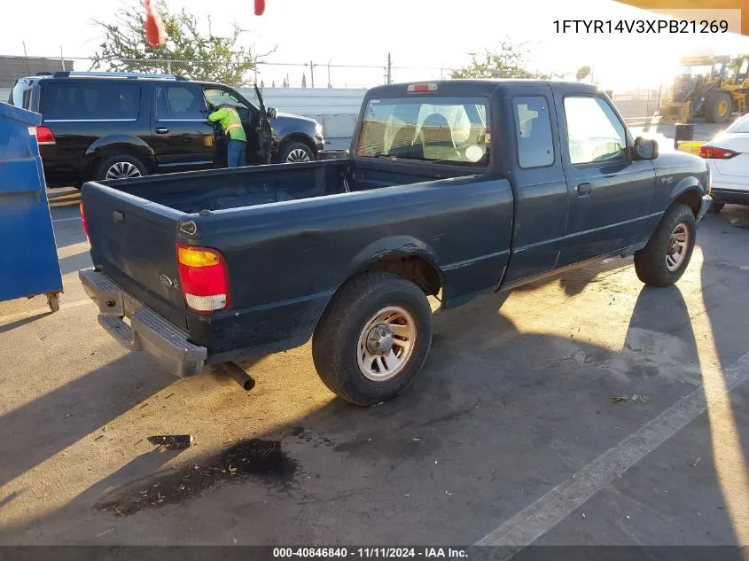 1999 Ford Ranger Xl/Xlt VIN: 1FTYR14V3XPB21269 Lot: 40846840