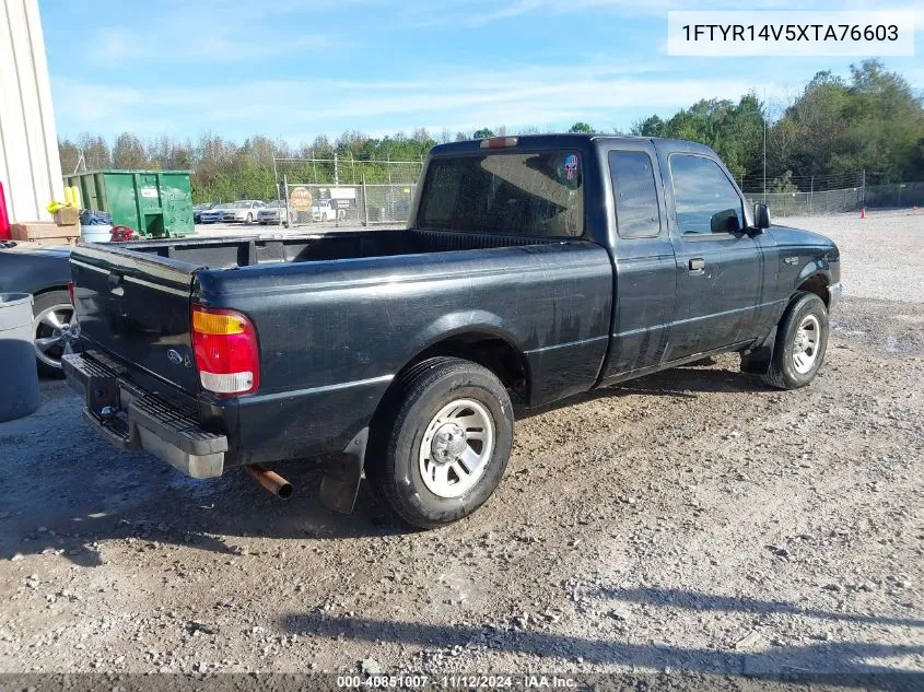 1999 Ford Ranger Xl/Xlt VIN: 1FTYR14V5XTA76603 Lot: 40851007