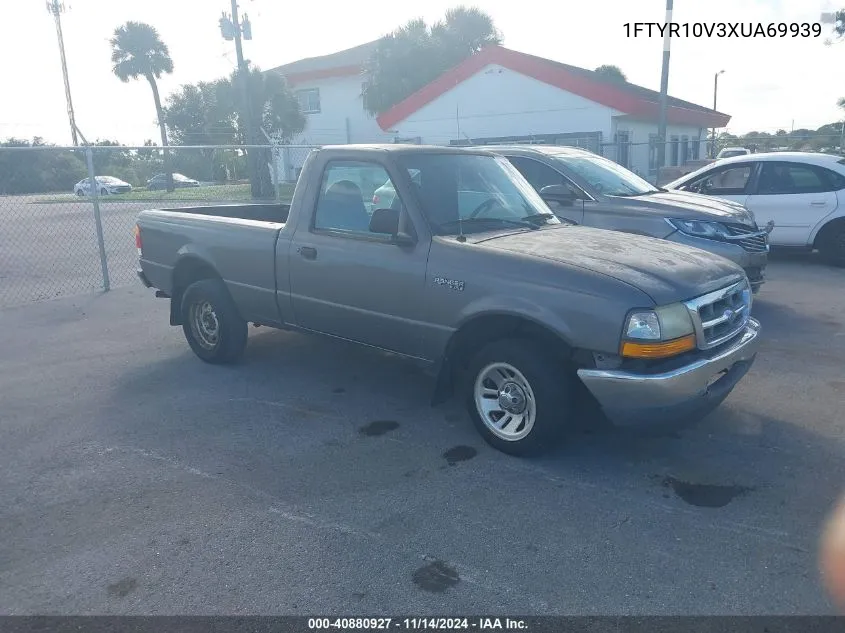 1999 Ford Ranger Xl/Xlt VIN: 1FTYR10V3XUA69939 Lot: 40880927