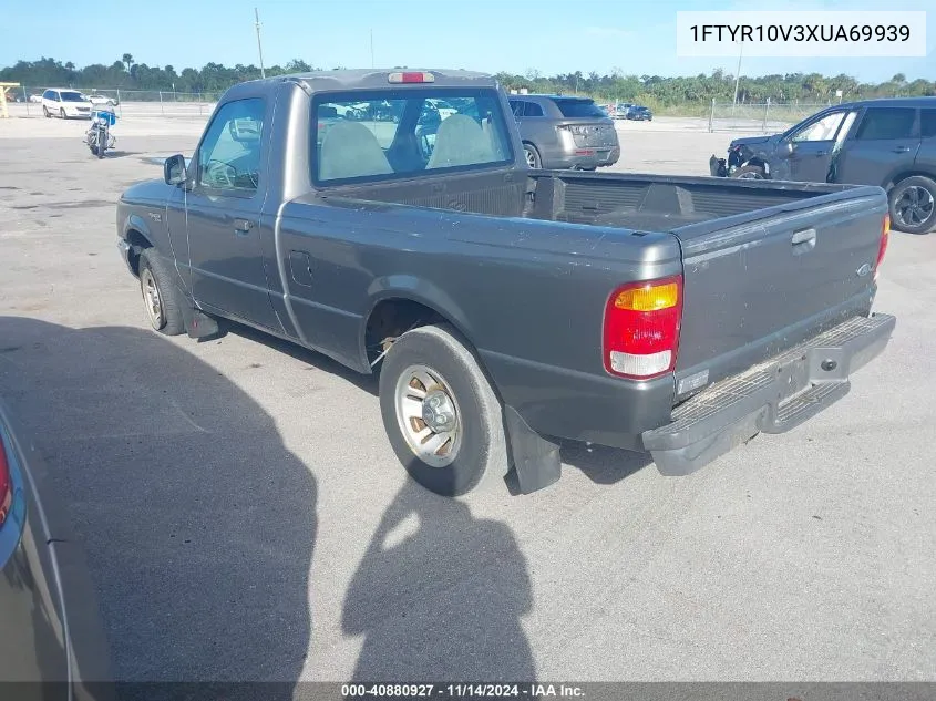 1999 Ford Ranger Xl/Xlt VIN: 1FTYR10V3XUA69939 Lot: 40880927