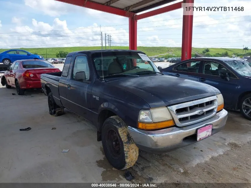 2000 Ford Ranger Xl/Xlt VIN: 1FTYR14V2YTB11468 Lot: 40038546