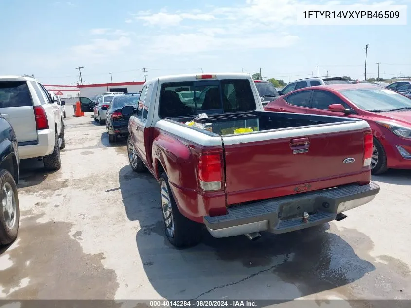 2000 Ford Ranger Super Cab VIN: 1FTYR14VXYPB46509 Lot: 40142284