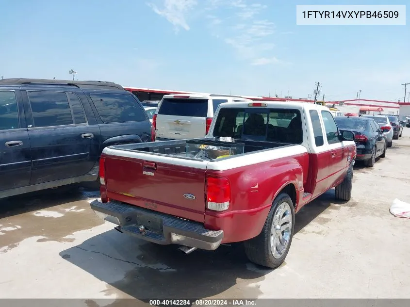 2000 Ford Ranger Super Cab VIN: 1FTYR14VXYPB46509 Lot: 40142284