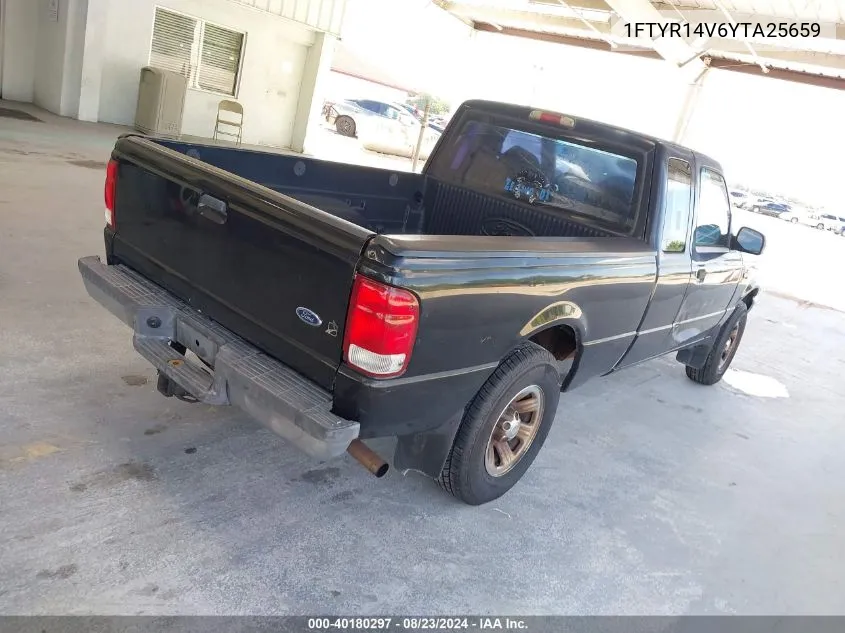 1FTYR14V6YTA25659 2000 Ford Ranger Xl/Xlt