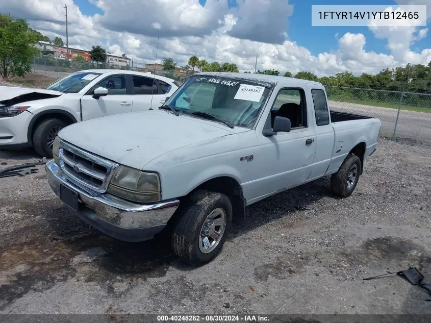 2000 Ford Ranger Xl/Xlt VIN: 1FTYR14V1YTB12465 Lot: 40248282