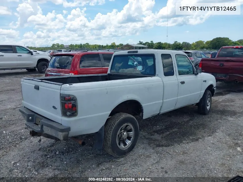 2000 Ford Ranger Xl/Xlt VIN: 1FTYR14V1YTB12465 Lot: 40248282