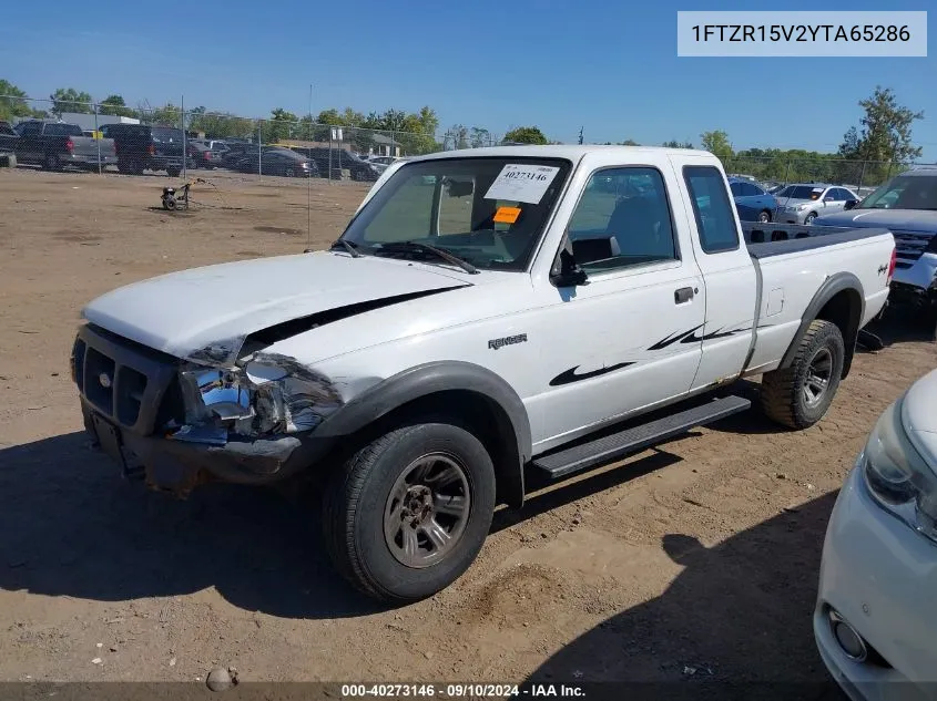 2000 Ford Ranger Super Cab VIN: 1FTZR15V2YTA65286 Lot: 40273146