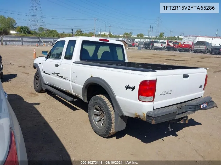 2000 Ford Ranger Super Cab VIN: 1FTZR15V2YTA65286 Lot: 40273146