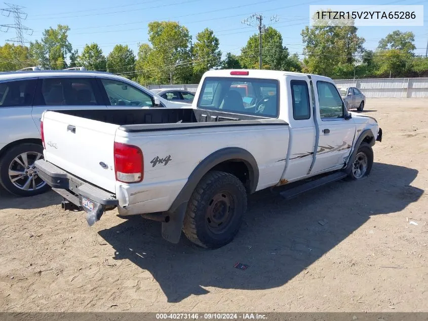 2000 Ford Ranger Super Cab VIN: 1FTZR15V2YTA65286 Lot: 40273146