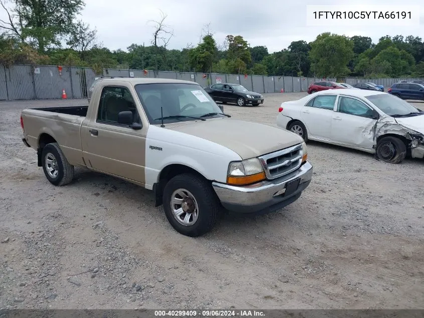 2000 Ford Ranger Xl/Xlt VIN: 1FTYR10C5YTA66191 Lot: 40299409