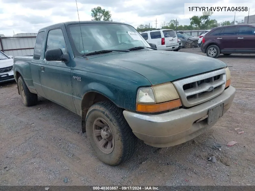 2000 Ford Ranger Xl/Xlt VIN: 1FTYR14V5YTA04558 Lot: 40303857