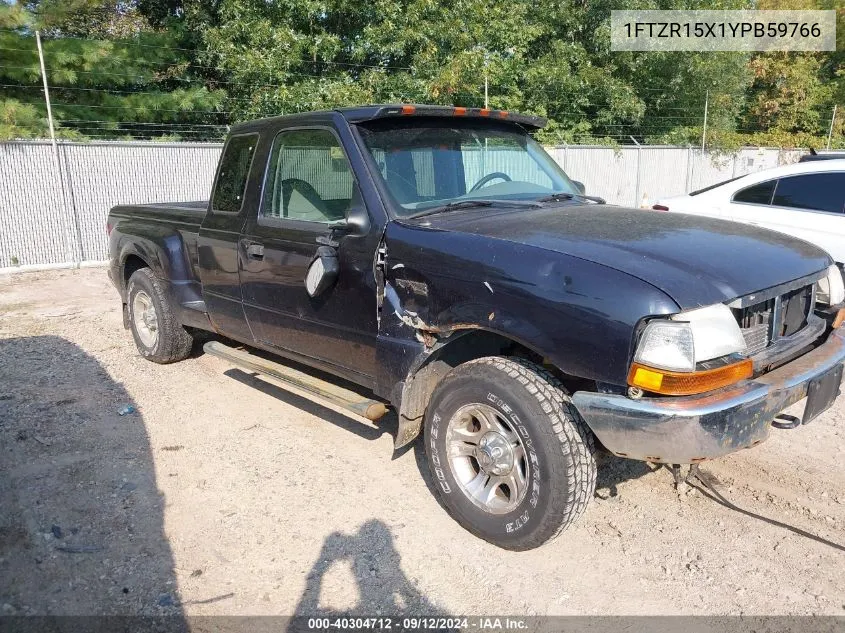 2000 Ford Ranger Xlt VIN: 1FTZR15X1YPB59766 Lot: 40304712