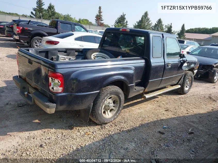 2000 Ford Ranger Xlt VIN: 1FTZR15X1YPB59766 Lot: 40304712