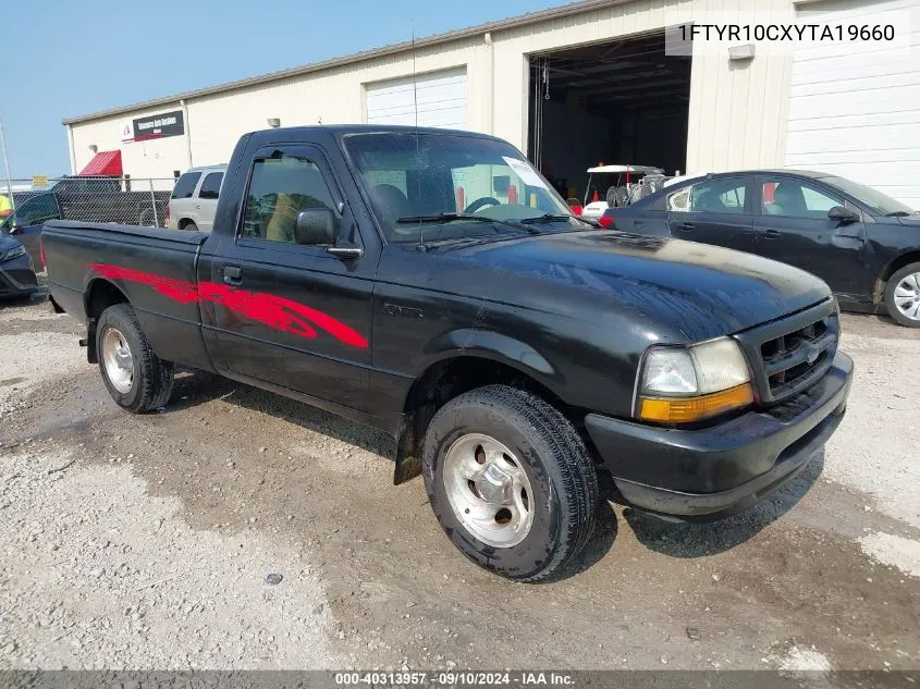 2000 Ford Ranger Xl/Xlt VIN: 1FTYR10CXYTA19660 Lot: 40313957