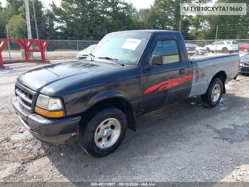 2000 Ford Ranger Xl/Xlt VIN: 1FTYR10CXYTA19660 Lot: 40313957