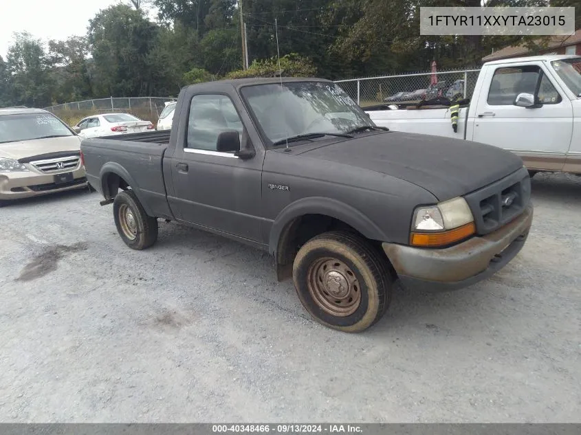 1FTYR11XXYTA23015 2000 Ford Ranger Xlt