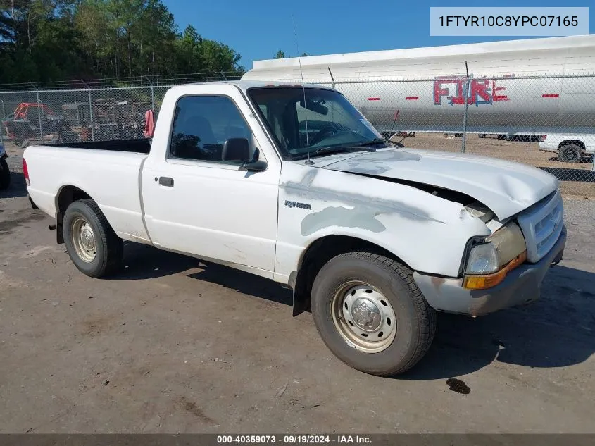 1FTYR10C8YPC07165 2000 Ford Ranger Xl/Xlt