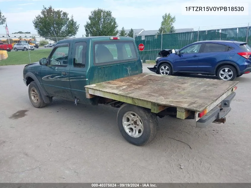 2000 Ford Ranger Xl/Xlt VIN: 1FTZR15V0YPB18530 Lot: 40375824