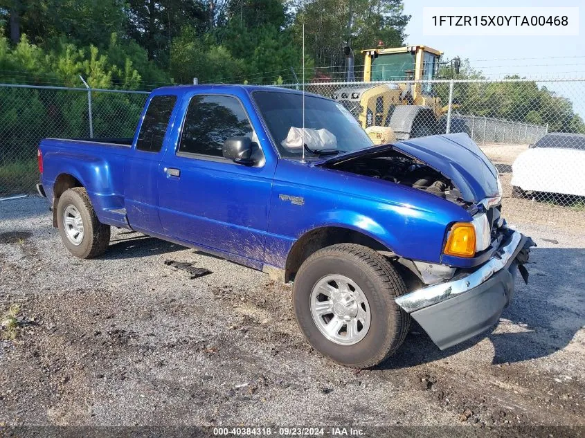 2004 Ford Ranger VIN: 1FTZR15X0YTA00468 Lot: 40384318