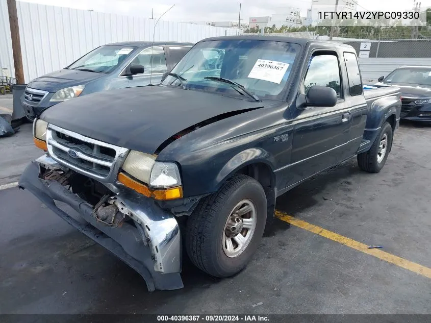 2000 Ford Ranger Xl/Xlt VIN: 1FTYR14V2YPC09330 Lot: 40396367