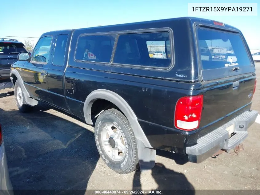 2000 Ford Ranger Xlt VIN: 1FTZR15X9YPA19271 Lot: 40440074