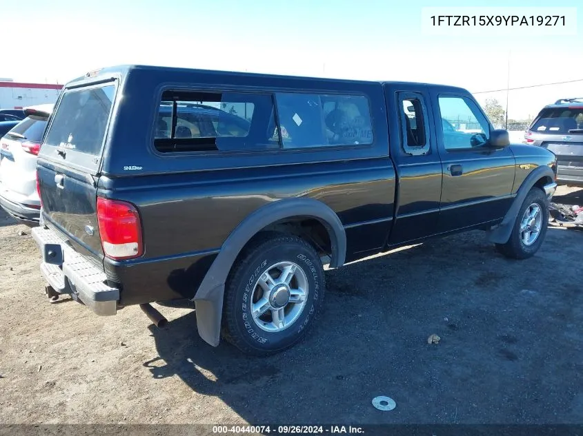 2000 Ford Ranger Xlt VIN: 1FTZR15X9YPA19271 Lot: 40440074